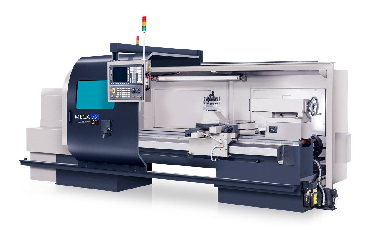 MEGA-72 | Heavy Duty Flatbed Horizontal CNC Lathe | HWACHEON
